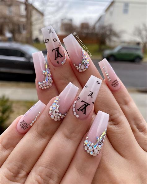 short louis vuitton nails|louis vuitton nail foil patterns.